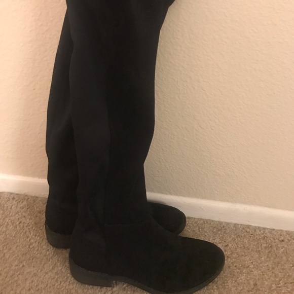 Rebel by Zigi Shoes - Rebel by Zigi Over the Knee Suede Boots Size 6.5